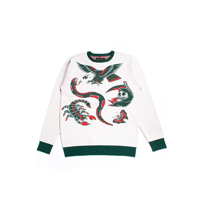 ［3折］SOFTMACHINE ASSEMBLE SWEATER休闲宽松套头毛衣短款