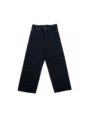 greatLAnd BLACK DENIM PANT ONE WASH 日产 水洗长挡 黑色牛仔裤