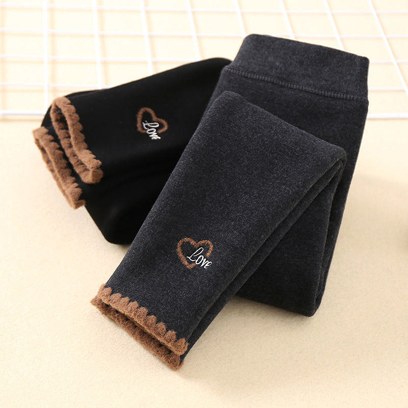 女童长裤一体绒打底裤打底裤