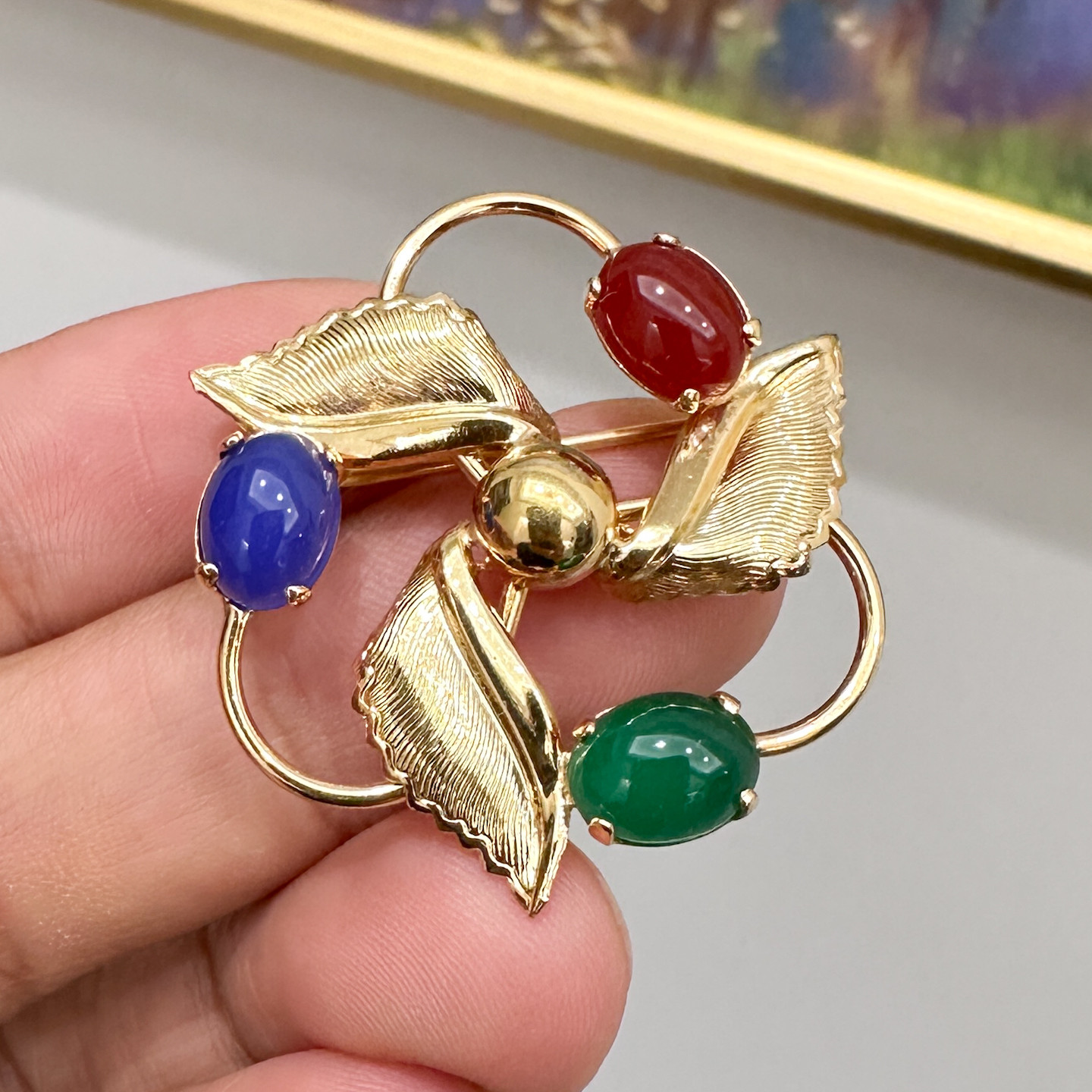 美品！60年历史vintage胸针