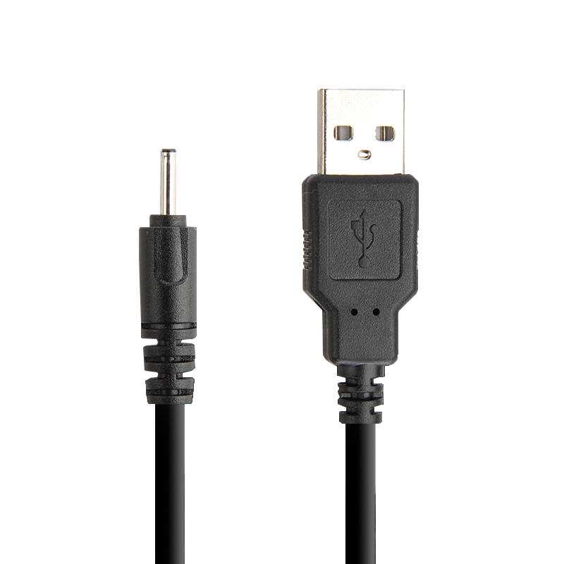 迷你小风扇充电器电源音箱台灯LED阅读小夜灯化妆镜 USB转DC 3.5mm接口圆孔充电线5V 1米 2米
