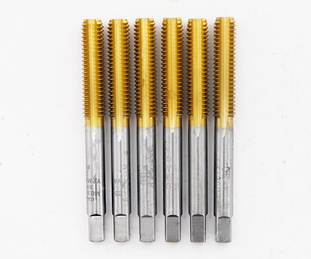 日本进口二手丝锥OSG YAMAWA M8X1.25镀钛直槽机用丝攻