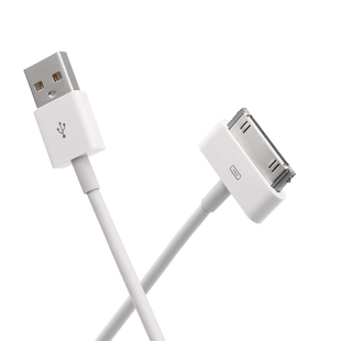 适用苹果4/4s数据线ipad1/2/3充电器手机四iphone4s平板电脑头ip4老款宽口宽头快充iPhone4充电线老接口30pin