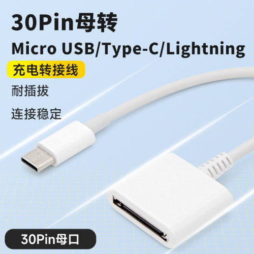 30Pin母转Type-C充电转接线