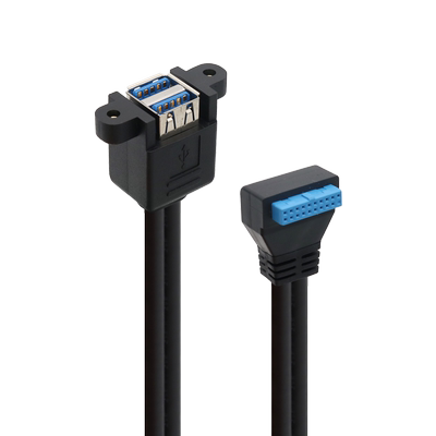 电脑主板20Pin转双USB3.0接口