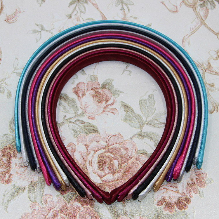 diy手工制作发饰配件手工彩色包布发箍头箍手工饰品配件发卡材料