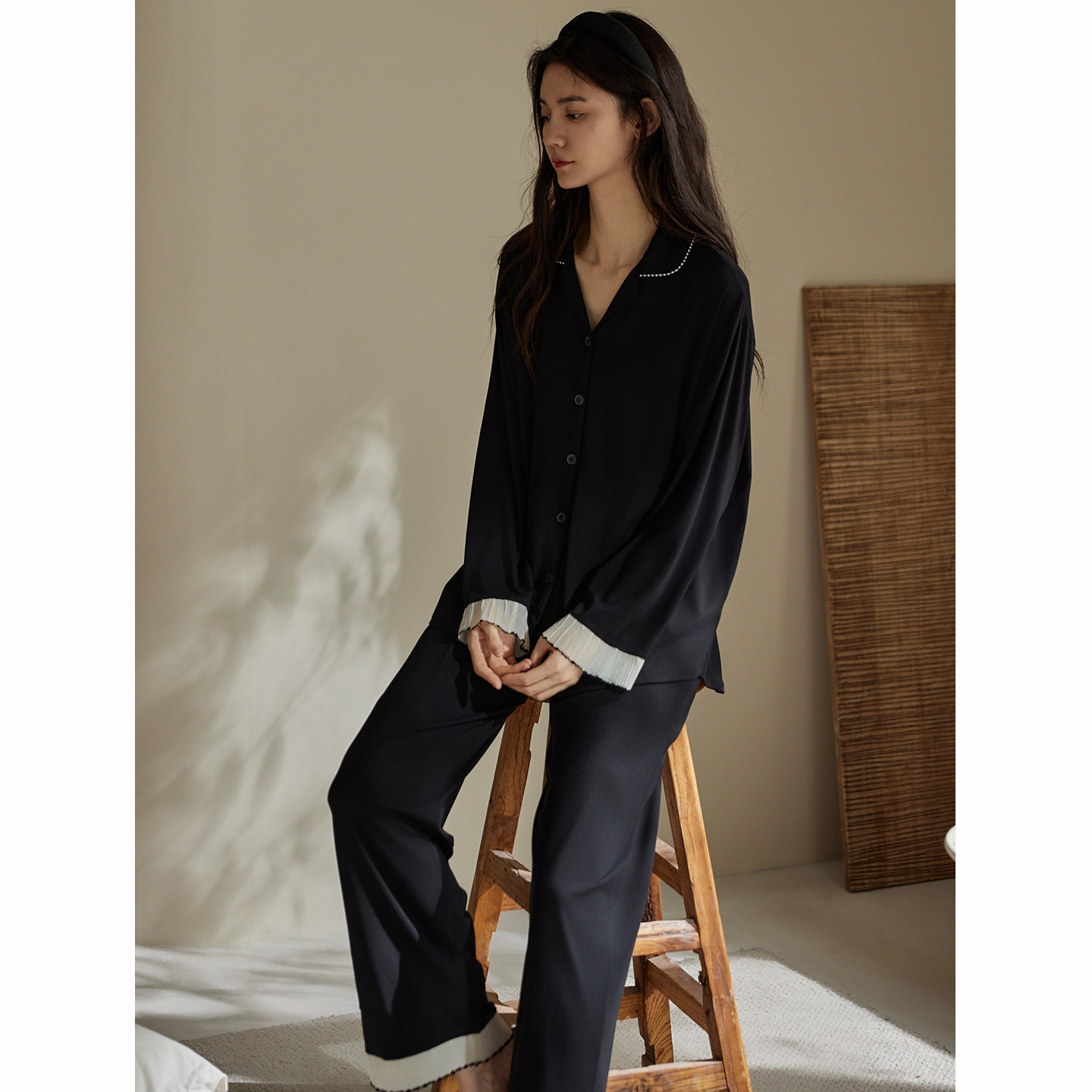 康汝雅春秋季拉架棉可外穿家居服