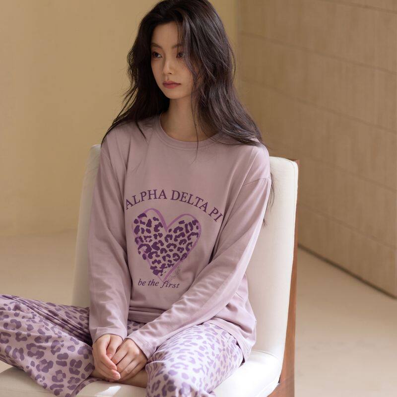 康汝雅秋季薄款长袖可外穿家居服