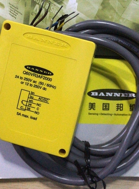 议价 美国BANNER邦纳Q60VR3AF2000 Q60VR3AF2000Q1长距离检测感测