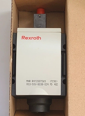 议价 全新原装力士乐调节阀R412007265 AS3-SOV-6038-024