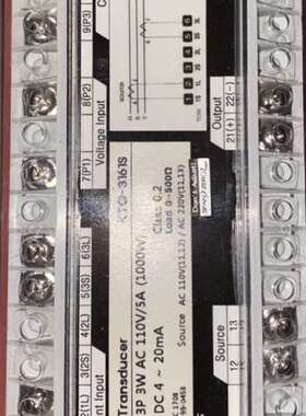 售前WATT KTG-31615 3P 3W AC 110V/5A (1000W) 变送器议价