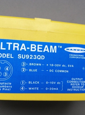 议价 美国邦纳BANNER超音波感测器 原装正品新品 SU923QD SU923QD