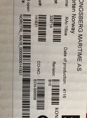 议价 RAI-16xe 康士伯kongsberg模拟量输入模块RAI-16xe 全新现货