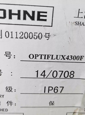 议价 OPTIFLUX 4300F 两件式电磁流量计 口径50 OPTIFLUX 4000流