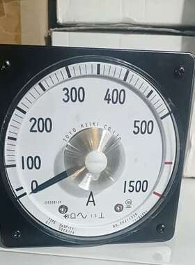 售前TOYO KEIKI东洋计器电流表，型号SeVF-11，测量范围0-1500A