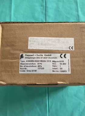 议价 P+F倍加福编码器ASM58N-02AK1ROGN-1213旋转编码器控制器