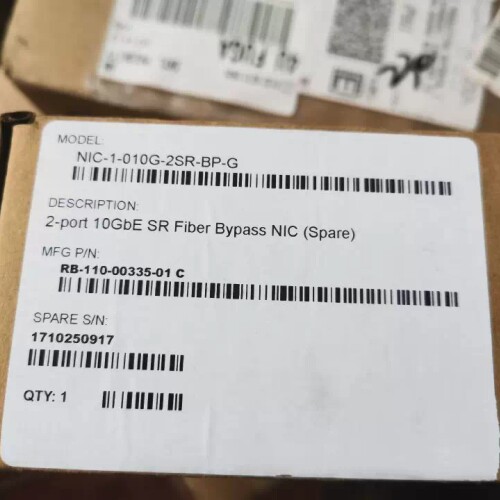 议价 Riversed双端口10-Gbe光纤网卡NIC-1-010G-2SR-BP-G RB-110-