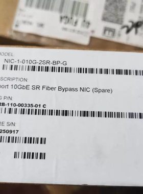 议价 Riversed双端口10-Gbe光纤网卡NIC-1-010G-2SR-BP-G RB-110-