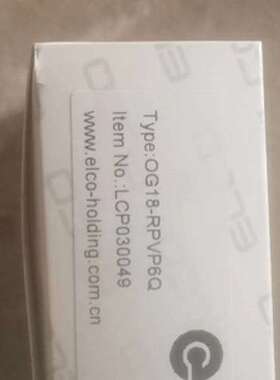 售前OG18-RPVP6Q瑞士ELCO宜科光电感测器 LCP030049