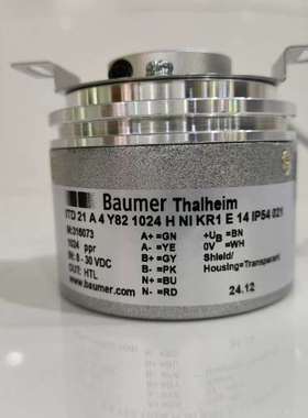 售前Baumer堡盟编码器 ITD 21 A 4 Y82 1024 H NI K R1 E14 IP54