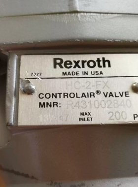 议价 R431002840 HC-2-FX 手动阀操纵杆 R431002840 HC-2-FX. HK