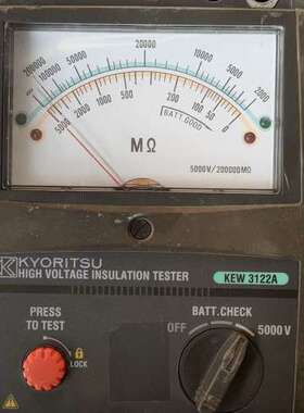 售前日本克列茨KYORITSU共立KEW3122A高压绝缘电阻测