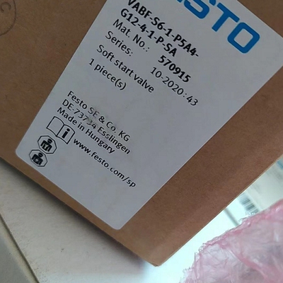 议价 VABF-S6-1-P5A4-G12-4-1-P-SA/570915工程余料原装FESTO软起