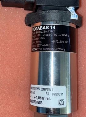 议价 VEGA BAR14 X3WA1GV1 压力感测器现货议价