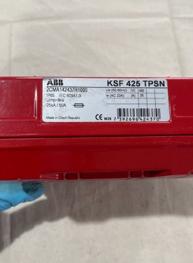 议价 ABBOT OS系列隔离开关KSF 425 TPSN 2CMA142437R1000 断路器