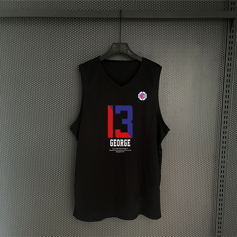 美式篮球背心乔治哈登伦纳德莫兰特威少速干透气无袖坎肩运动球衣