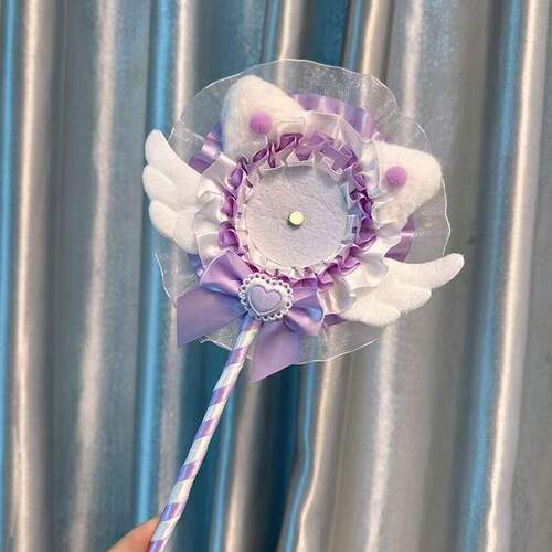 应援吧唧托蝴蝶结成品手作谷美