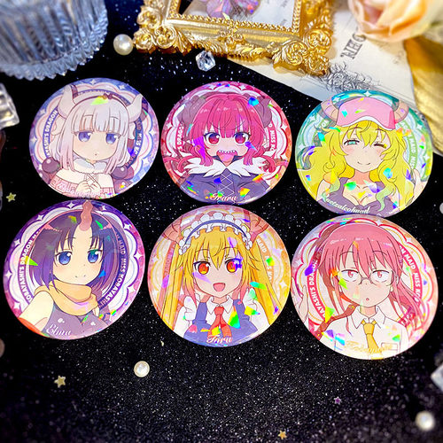 小林家的龙女仆同人吧唧谷徽章