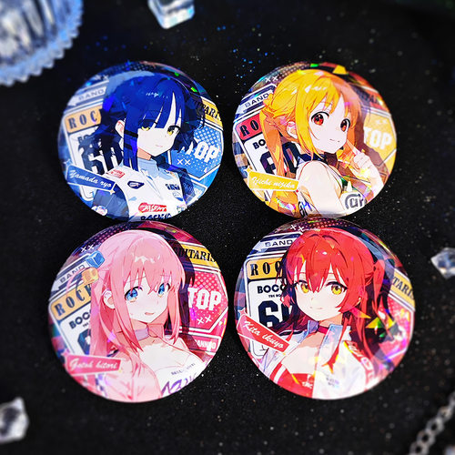 孤独摇滚同人周边谷子徽章吧唧