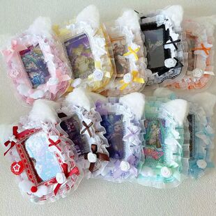 猫耳卡套拍立得咕卡配第五人格小马宝莉小卡痛包三寸成品手作谷美