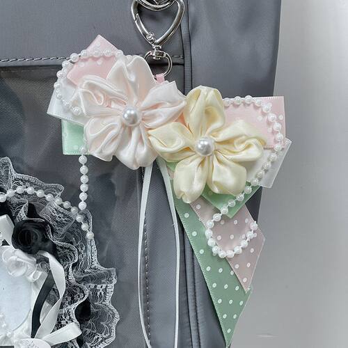 Lolita应援棒胸花装饰钥匙扣挂件