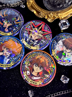 游戏王同人谷子周边武藤游戏海马濑人不动游星游城十代城之内吧唧