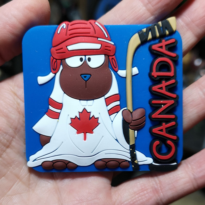 BUY AND BRING BACK Q VERSION OF MOOSE MAPLE LEAF CHINESE RESTAURANT QUEBEC TORONTO RUBBER REFRIGERATOR MAGNETS IN CANADA