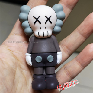 散 kaws公仔3寸实心手办模型玩偶摆件潮流周边OriginalFake
