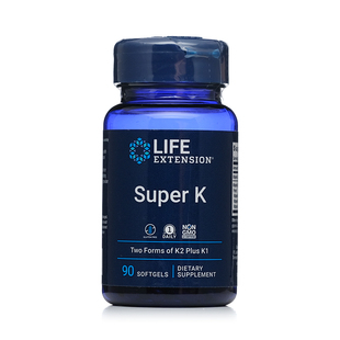 Extension超级维生素K SUPER 90粒K1 mk7软胶囊26年9月 Life