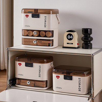 药箱家庭装大号医药箱药品收纳盒大容量药物家用医疗箱防儿童带锁