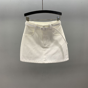 小个子a字包臀裙高腰显瘦百搭短裙 2026新款 欧货工装 半身裙女春季