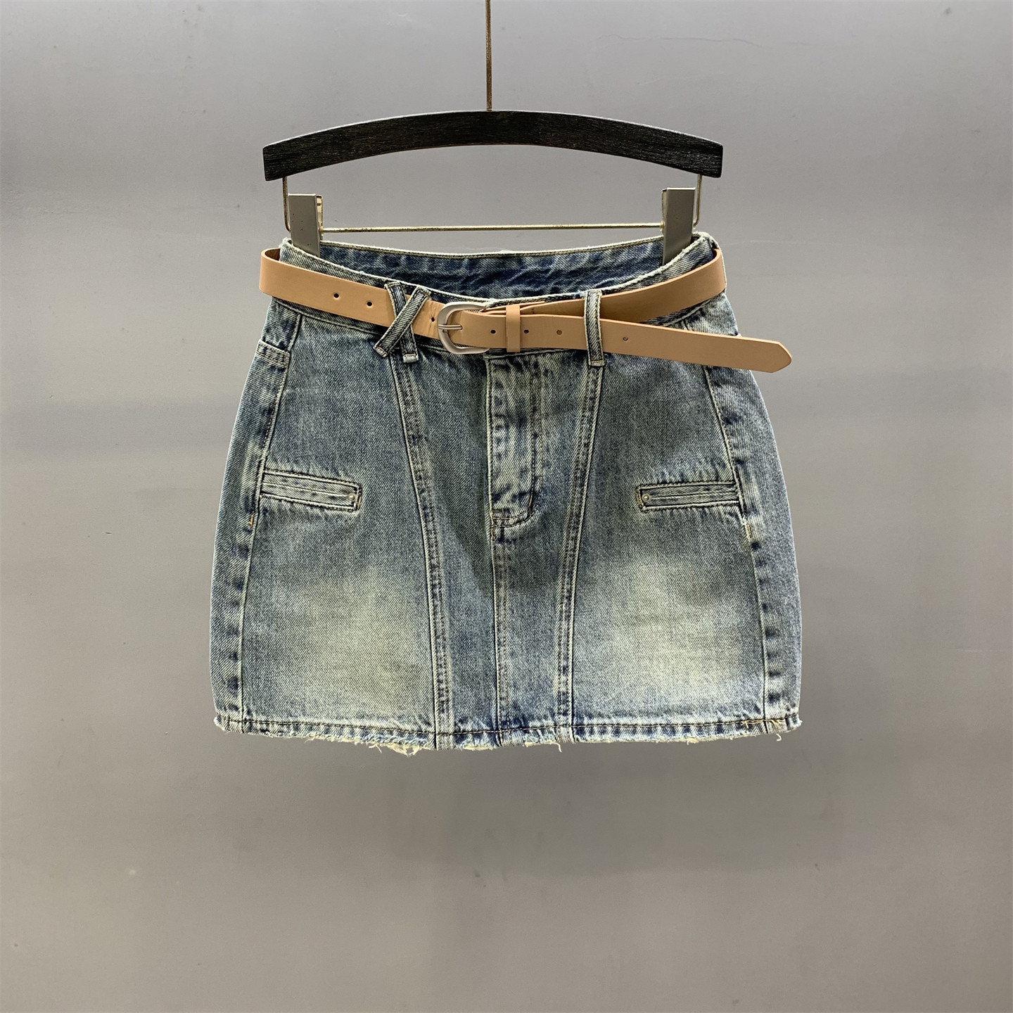 复古蓝色牛仔半身裙女2026年春夏新款百搭显瘦防走光a字包臀短裙,女装/女士精品,半身裙,淘宝优惠券,粉丝福利购,淘宝优惠卷