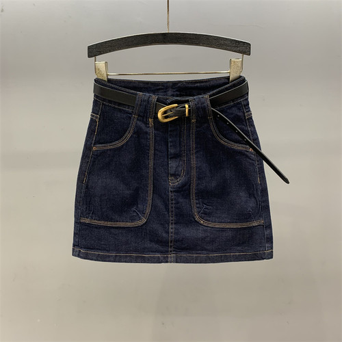 短裙包臀裙A型防走光半身裙深色