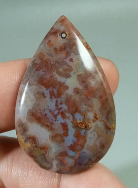 正宗宣化战国红玛瑙 100%天然 非主流颜色