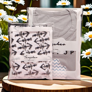 毛巾打底裤 100个自粘袋儿童内裤 童装 袋袜子衬衣衬裤 舞蹈袜袋 包装