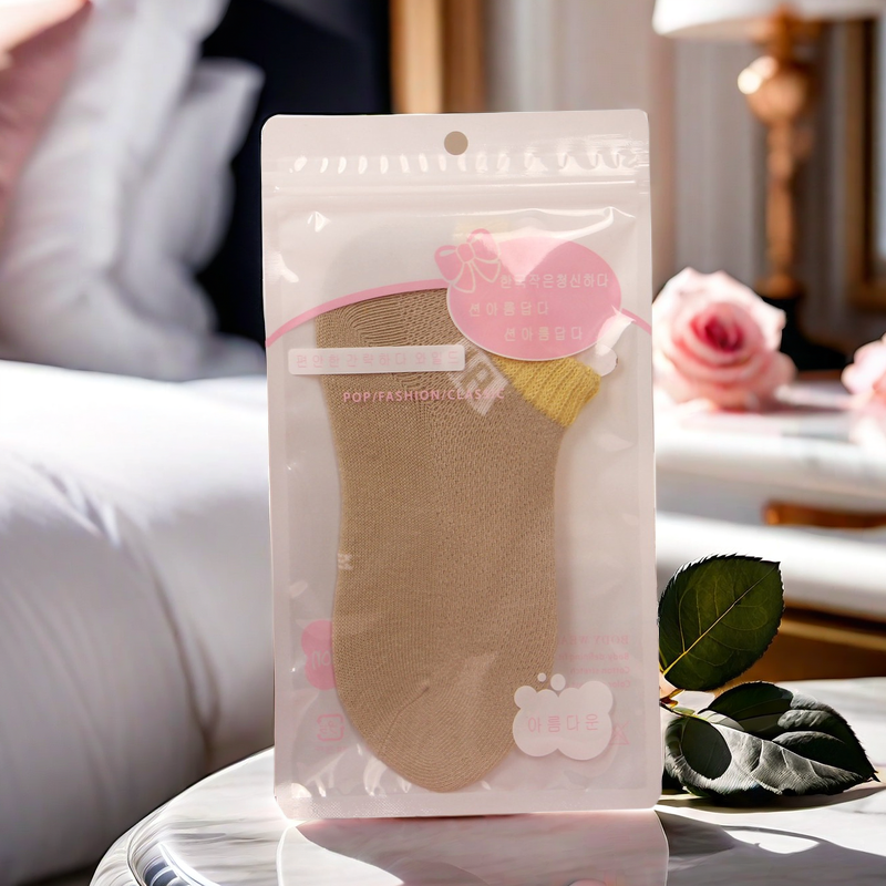 韩文袜子包装袋口罩内裤丝袜自封袋连裤袜棉袜透明袋批发