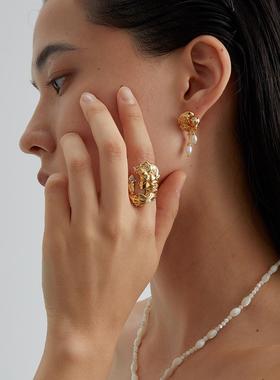 复古THEOGONY米粒珍珠锁骨链