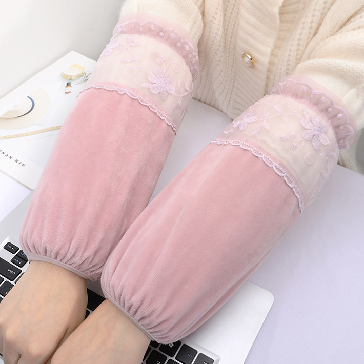 加宽加长款羽绒服袖套女士秋冬季棉衣袖筒防污袖头毛绒布蕾丝护袖,家庭/个人清洁工具,袖套,淘宝优惠券,粉丝福利购,淘宝优惠卷