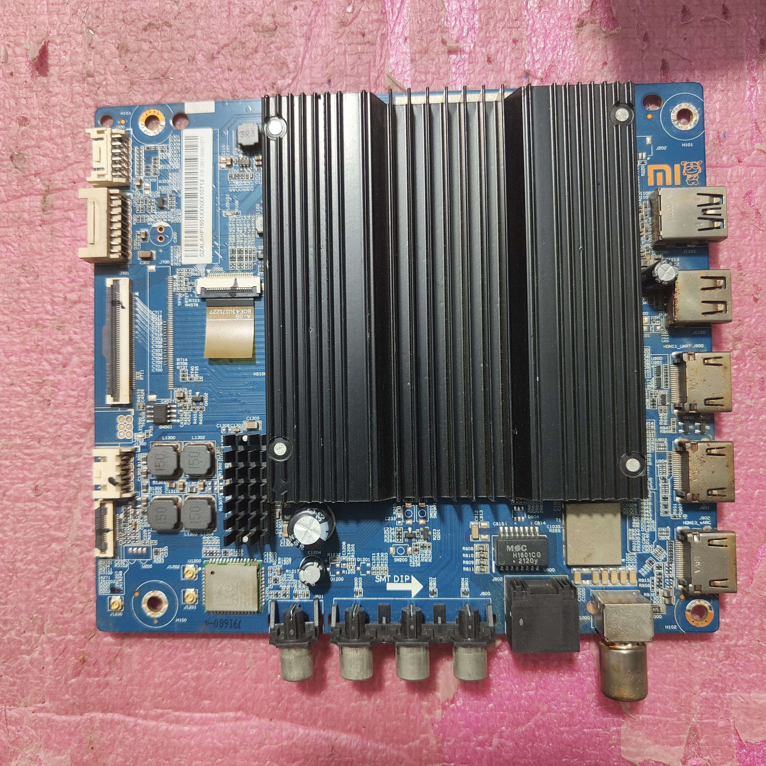 原装小米L75M7-ES主板DKTV-B015-9638-AD-20250406屏BOE实物拍摄