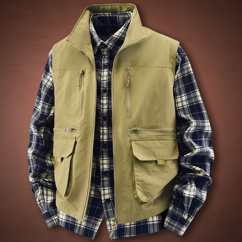 秋季户外薄款运动速干马甲